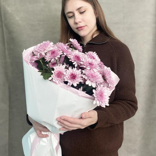 5 кустовых хризантем