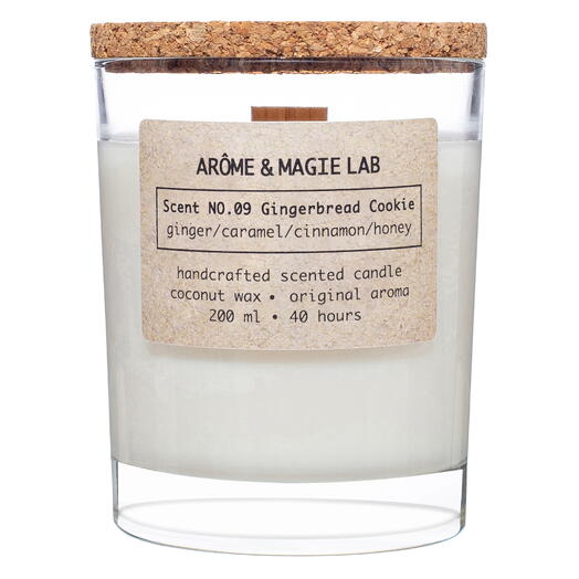 Свеча Scent NO.09 Gingerbread Cookie (Имбирный Пряник) AROME MAGIE LAB ароматическая 200 мл кокосовый воск