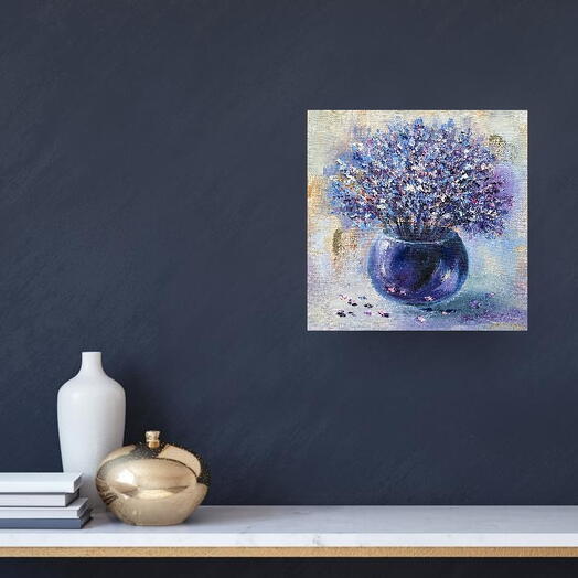 Лавандовый восторг — авторская картина маслом с лавандой