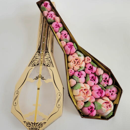 Зефирные тюльпаны в домбре