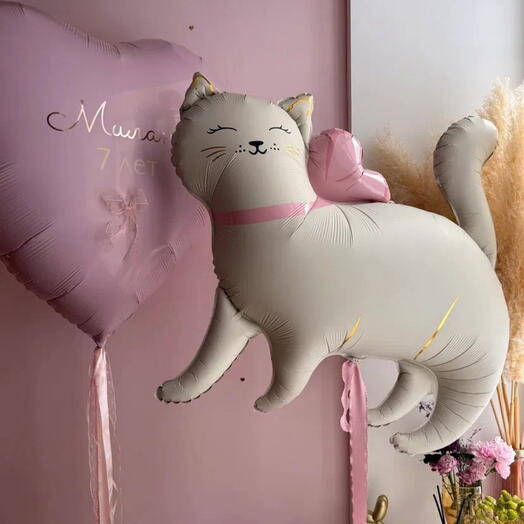 Нежнейшее сердце с кошечкой