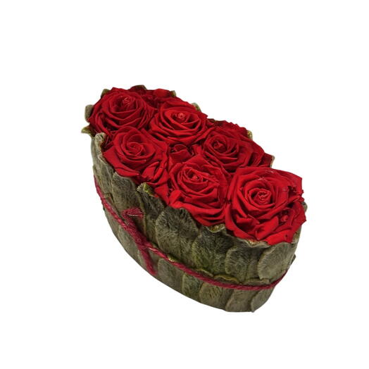 Стабилизированная композиция из красных роз 🌹