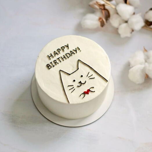 Бенто happy birthday с котиком