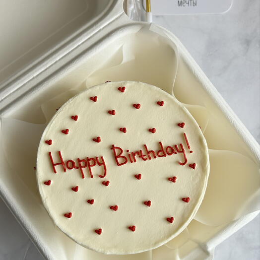 Бенто-торт С Днем Рождения (Happy birthday)