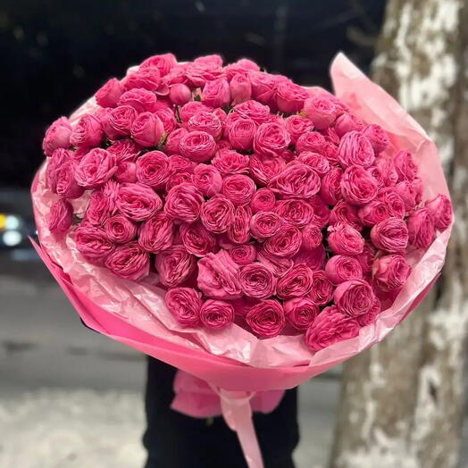 Шикарный букет кустовых роз😍😍