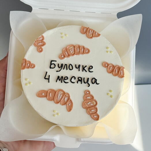 Бенто торт с круассанами для малыша