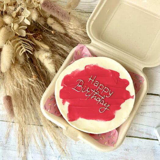 Бенто торт для мамы, сестры, дочери, дочки, тети, коллеги Happy birthday