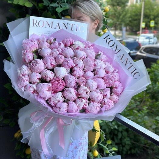 51 пион в оформлении