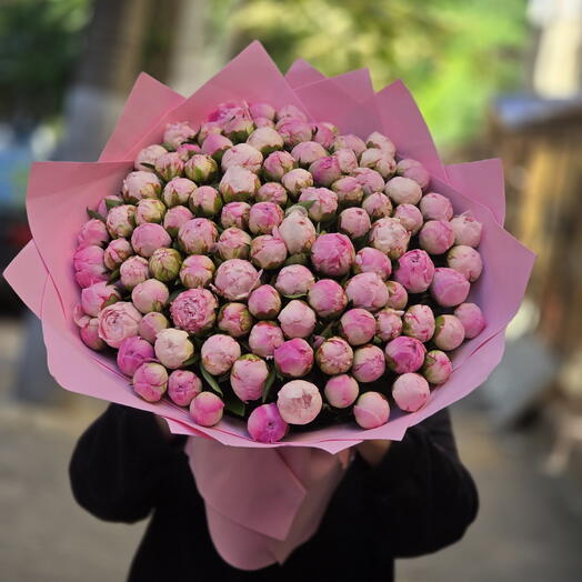Букет XXL 101 пион 💕