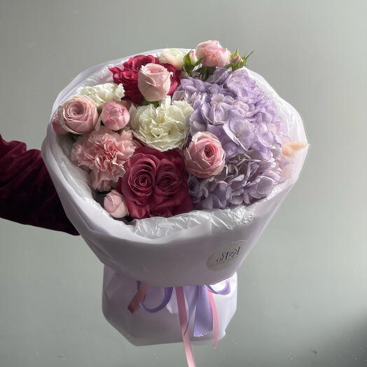 Букет в сиреневых оттенках💜