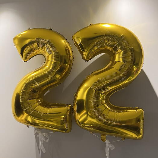 Шары-цифры «22»