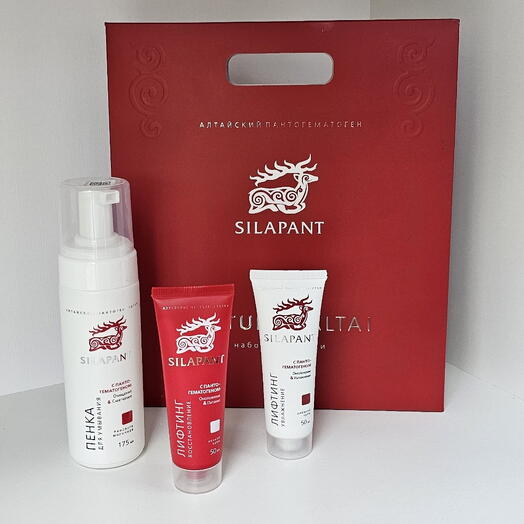 Подарочный набор косметики для лица Silapant Natural Altai