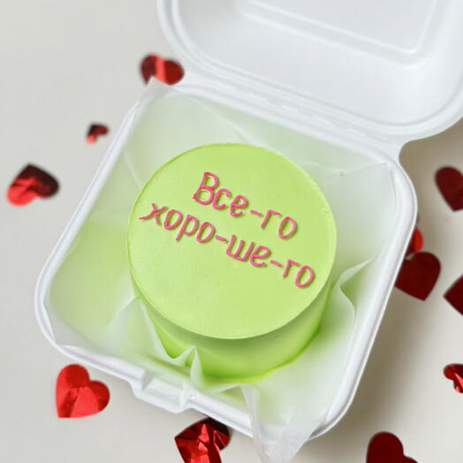 Бенто торт всего хорошего , цветной бенто