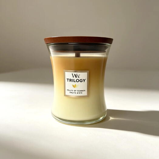 Ароматическая свеча WoodWick Летние фрукты, средняя тройная 275 гр