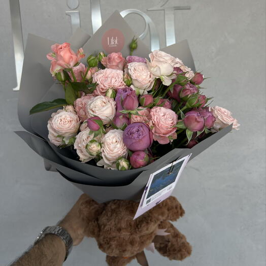 Bouquet And Teddy