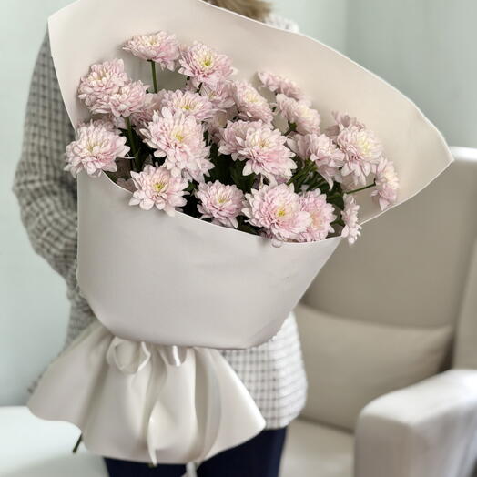 БУКЕТ ГИГАНТ С 🤍КУСТОВЫМИ ХРИЗАНТЕМАМИ