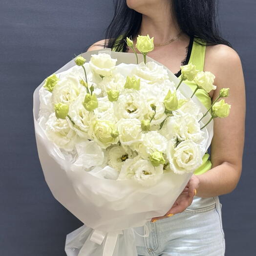 Букет из белой эустомы 🌸Нежность 🌸