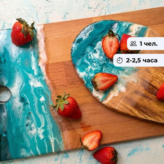 Досточка. Мастер-класс Resin Art