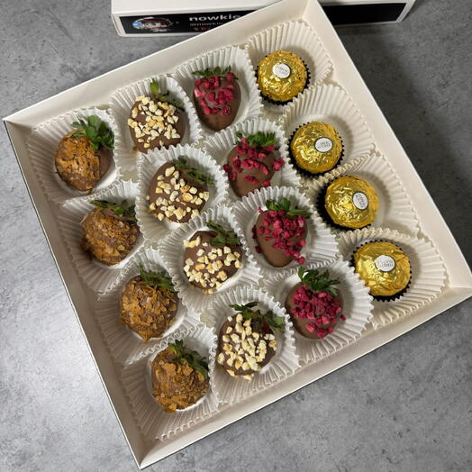 Клубника в шоколаде Nowkie x Флаувау Ferrero