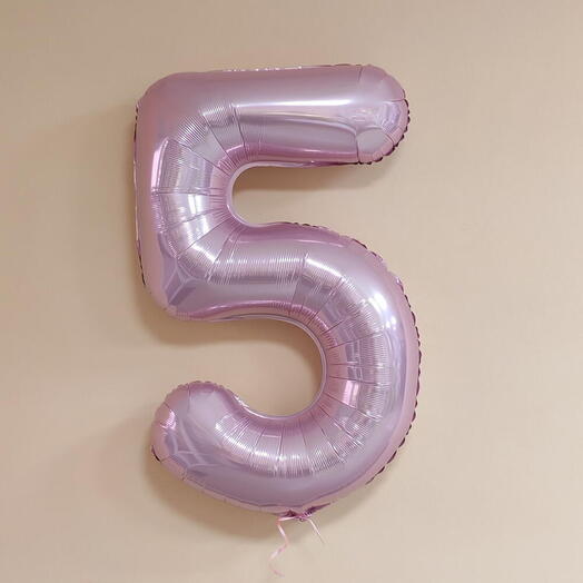 Шар цифра Фламинго 5