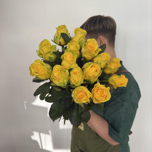 Желтые розочки