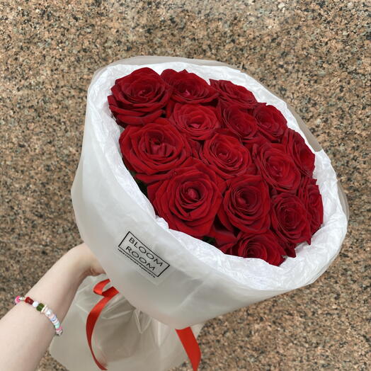 ️‍🔥🌹 Чувственный букет красных роз BLOOM ROOM