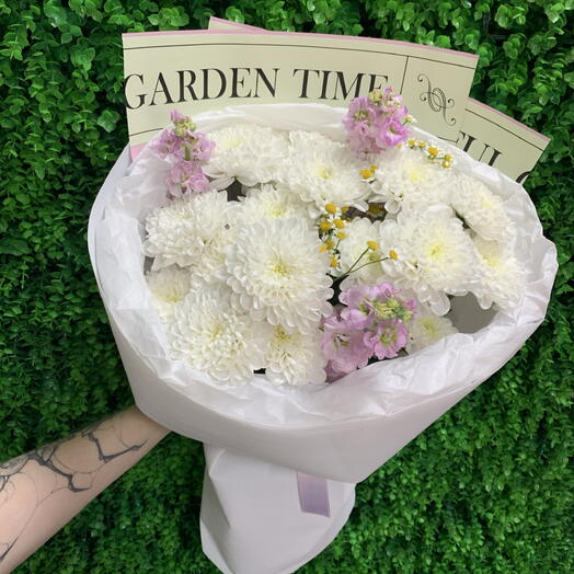 Букет с маттиолой