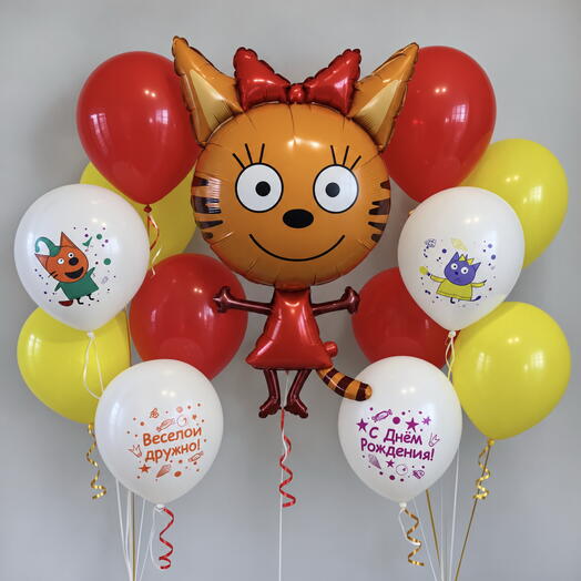 🎈🎉 Набор шаров «Три кота»