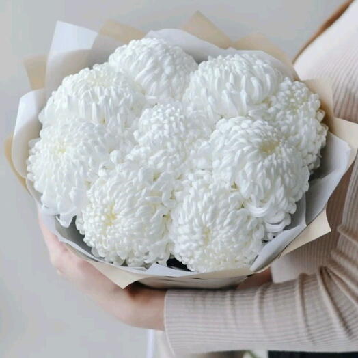 Букет из воздушных хризантем