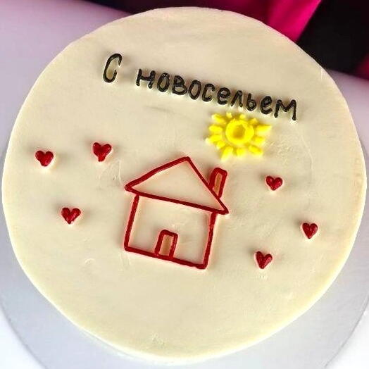 Торт для девушки на день рождения, «Домик»