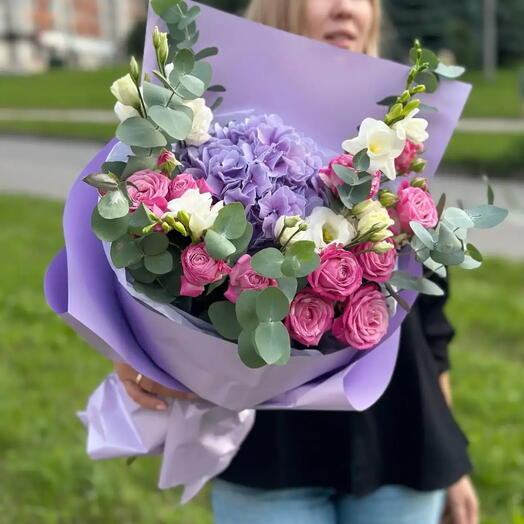 Букет "Лиловый восторг"