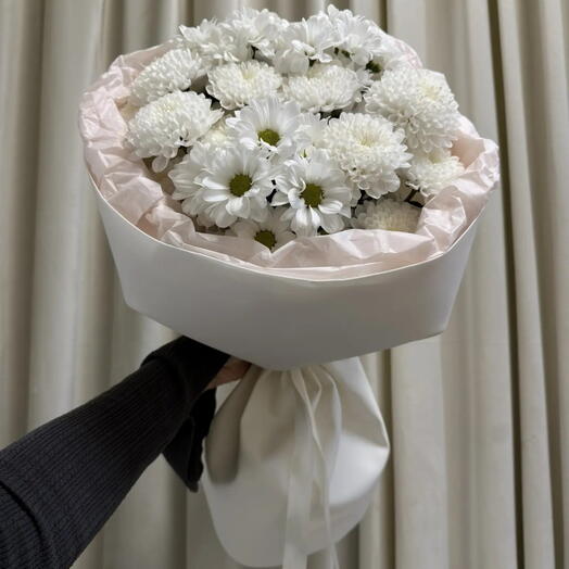 Микс кустовых хризантем