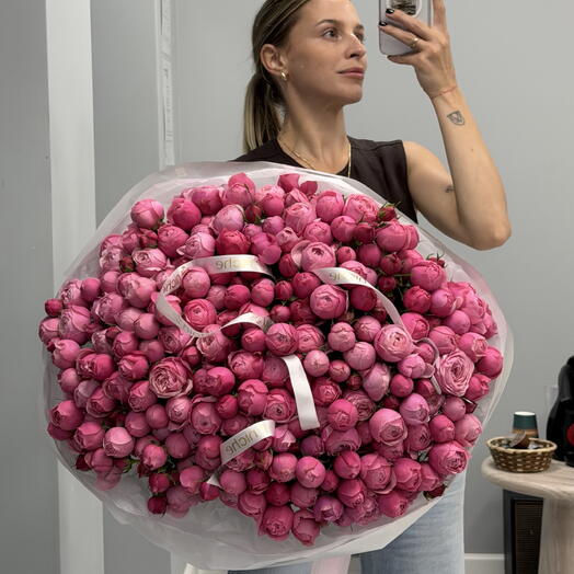Peony roses L size