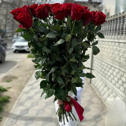 Метровые розы 23 шт