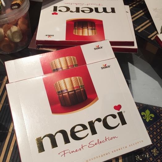 Шоколад Merci в ассортименте