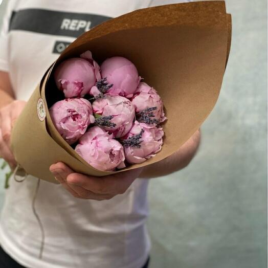 🌸Пионы с ароматной лавандой