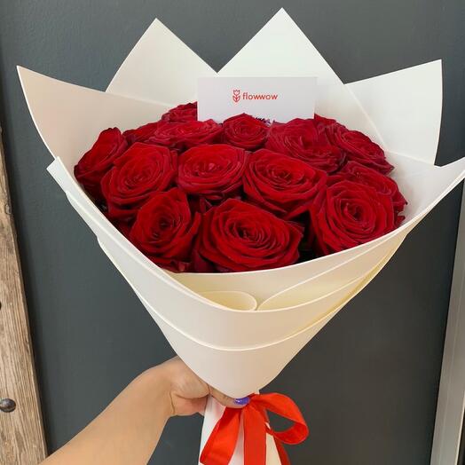 Monobuket de rosas varietales