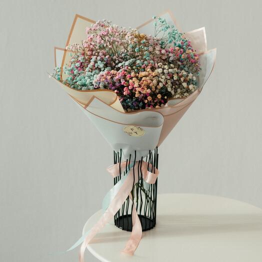 Bouquet of gypsophila