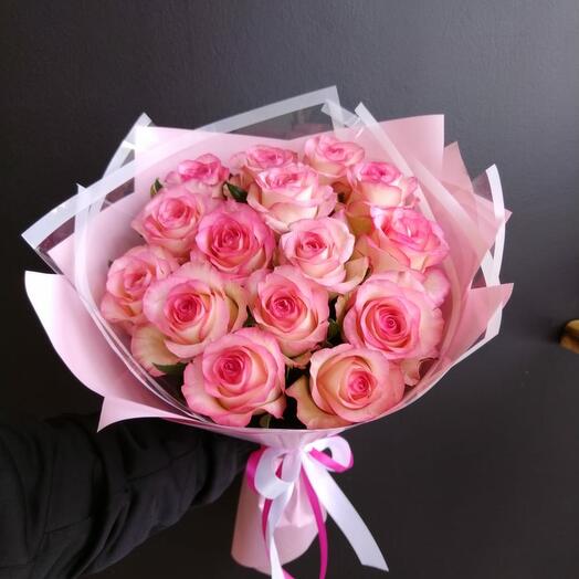 15 rosas Rosadas