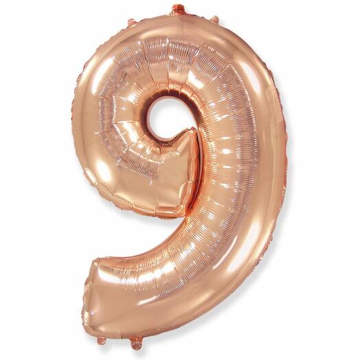 Figure 9 rose gold, 102 cm