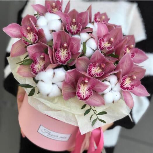 Flores en la Caja"orquídea favorita"