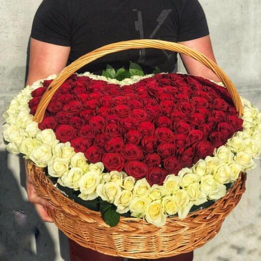 201 Роза в корзине