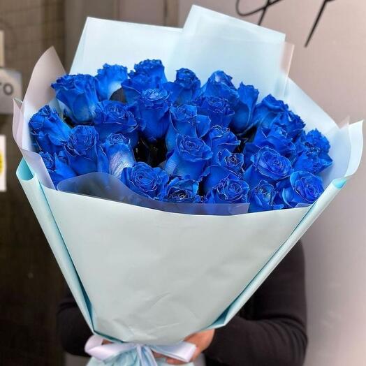 Букет из синий роза 🌹