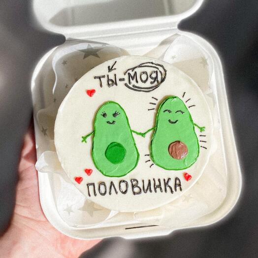 Бенто-торт "Половинка"