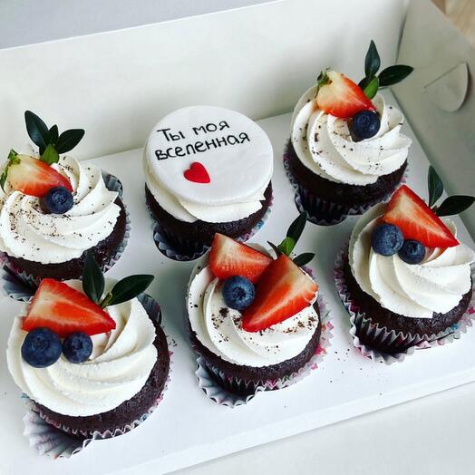 Cupcakes "You are my universe"