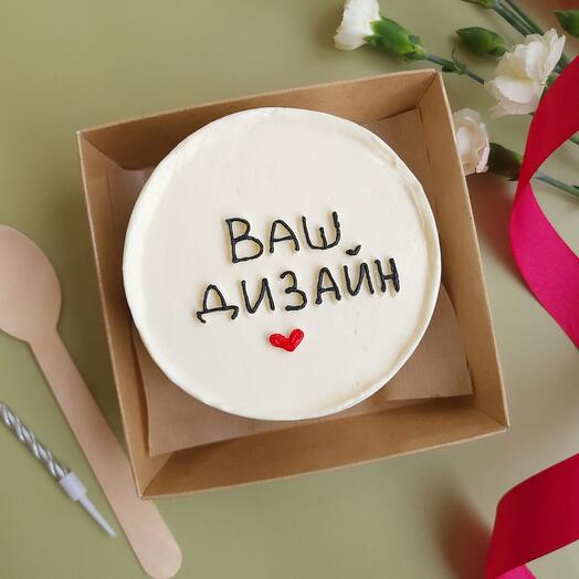 Бенто торт 400г с вашим дизайном ️🌸