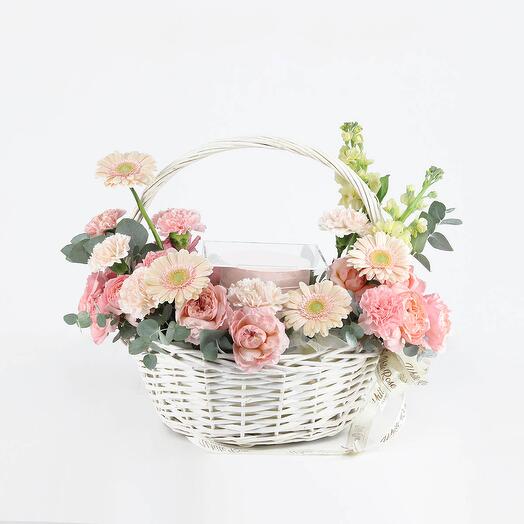 Cake Stories - Flower and cake  Basket