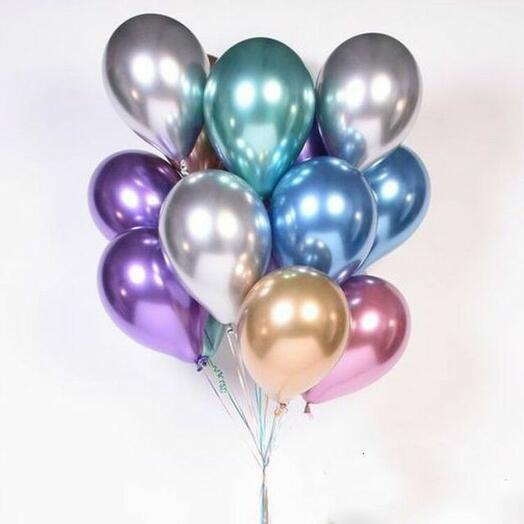 11 Helium balloons