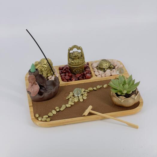 Zen garden for meditation and relaxation