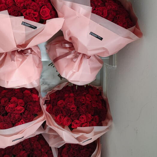501 rosas , 10 ramos